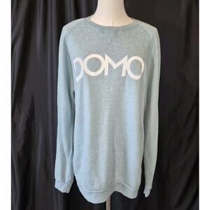Marine Layer Women's Light Blue DOMO Pullover Sweatshirt Medium